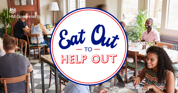 Eat out to help out scheme logo